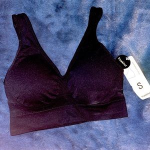 Brand new w tags- True Kind wirefree bra in black